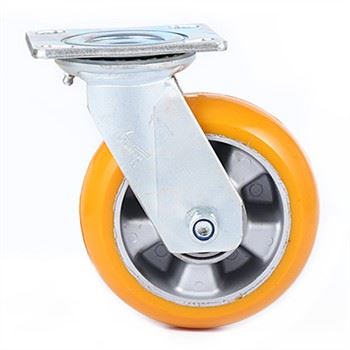 150 mm okrúhle PU kolieska pre priemyselné vozíky