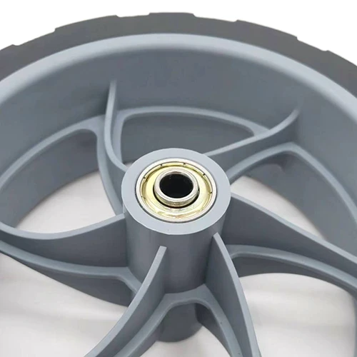 7 inch rubber wheels with ball bearings